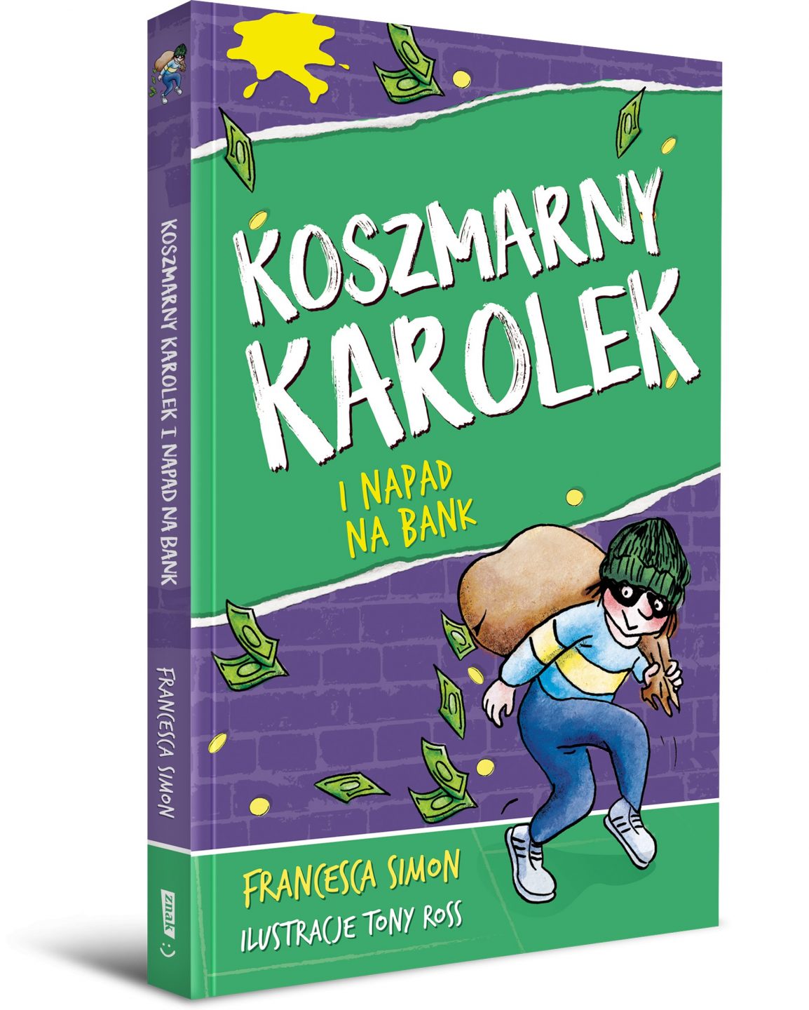 Okładka książki: Koszmarny Karolek i napad na bank